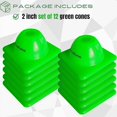 thumbnail image 2 of Versatyle 2in / 6in / 9in / 12in / 28in Heavy Duty Agility Training Cones for Sports & Kids Coaching Field Marker for Motorcycle, Bikes, Traffic, Basketball Drills & Soccer Cones, 2 of 5