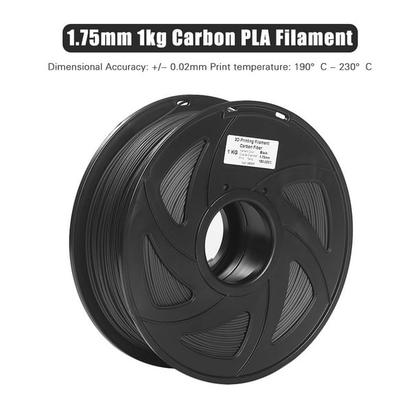 Abody Imprimante 3D Filament Fibre de Carbone + PLA 1.75mm 1kg Bobine  Précision Dimensionnelle +/- 0.02mm 