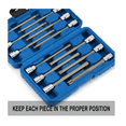 thumbnail image 5 of Juego De 12 Conectores De Brocas Torx Extra Largos De 3/8 Un estuche Belug Azul, 5 of 5