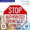 thumbnail image 5 of Stop Authorized Vehicles Only Sign,, 5 of 8