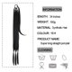 thumbnail image 3 of Extensiones de cola de caballo para mujer, trenzas de boxeo sintéticas, cuerda de pelo de cola de caballo, fibra de alta temperatura, negro, marrón, bricolaje, 3 of 4