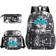 thumbnail image 1 of Three-Pieces Set Of School Bags For Male And Female Students, Campus Pencil Case, Canvas Bags Large-Capacity Backpack Buy 2 Save 10%, 1 of 4