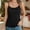 Black, variant on BUIGTTKLOP Camisole Tops for Women with Built-In Bra Adjustable Straps Cami Scoop Neck Side Ruched Layering Tanks