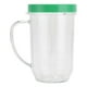 thumbnail image 1 of 16 oz Blender Jar Replacement Attachment with Green Rim Ring for 250W MB-1001 Blender, 1 of 5