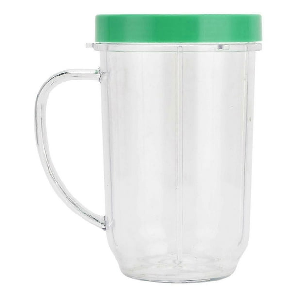 16 oz Blender Jar Replacement Attachment with Green Rim Ring for 250W MB-1001 Blender