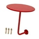 thumbnail image 2 of Mesa de comedor de pub, mesa auxiliar de pared, minimalista, compacta, versátil, redonda Rojo, 2 of 9