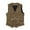 a-Brown103, variant on FINALGANG Mens Solid Color Tweed Double V Neck Vest Sleeveless Relaxed Fit Pockets Vintage Formal Waistcoat For Casual Daily Party Wear Trendy Knitwear