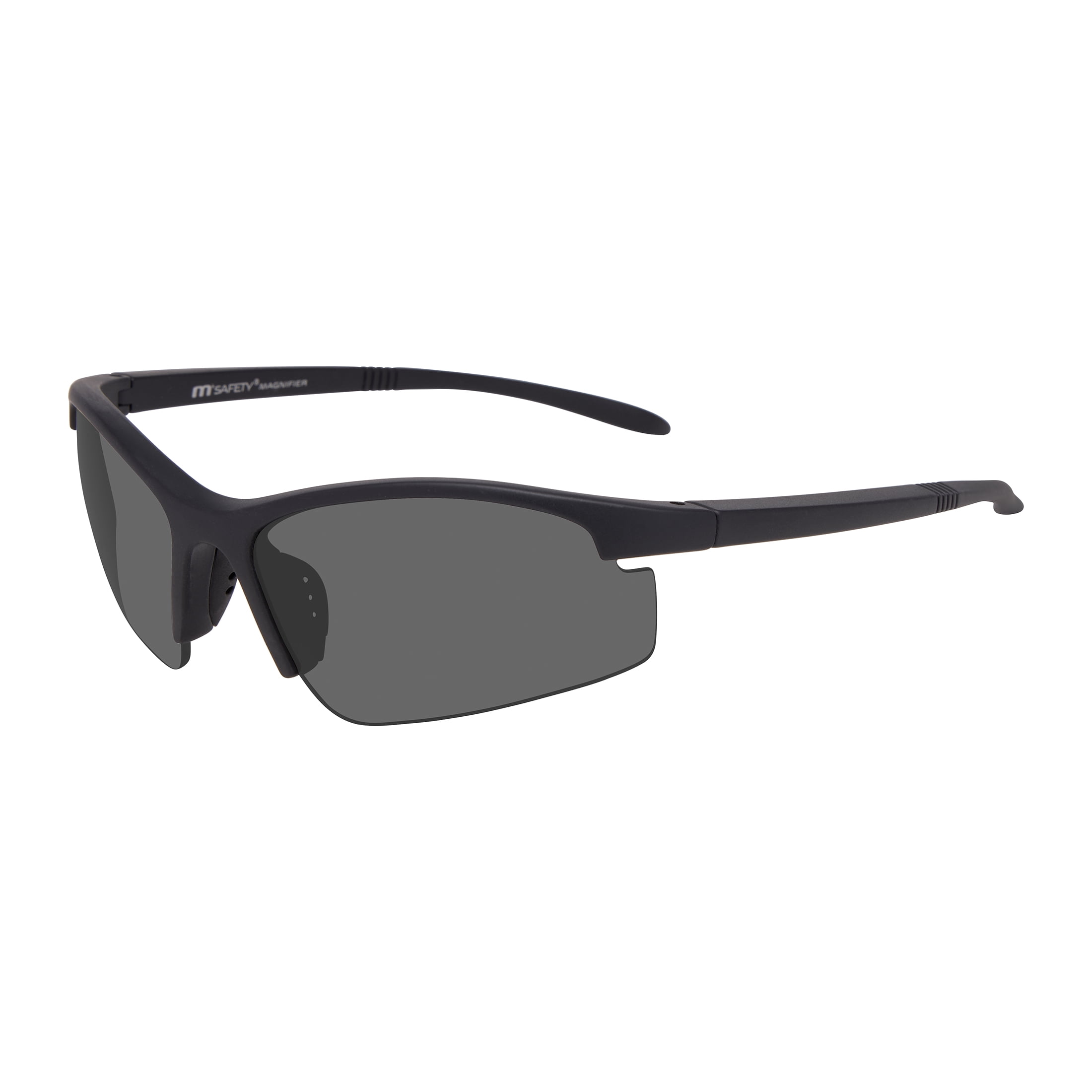 M+ Safety, MSM25016BLK +2.00, Adult, Black Lenses, Magnifier Safety Glasses, 1 Unit