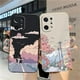 thumbnail image 2 of Case For OPPO FIND X6 X3 REALME X7 X50 RENO 2 4Z 4 6 Lite 5Z 5F 4G 5G PRO Liquid Silicone Case Sunset Maple Snow Mountains, 2 of 5