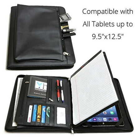 Universal Business Leather Portfolio for All Tablets up to 9.5