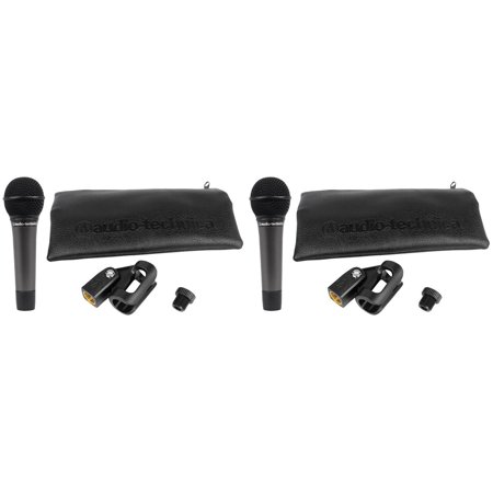 (2) Audio Technica ATM510 Cardioid Dynamic Handheld Vocal Microphone ATM 510 Mic
