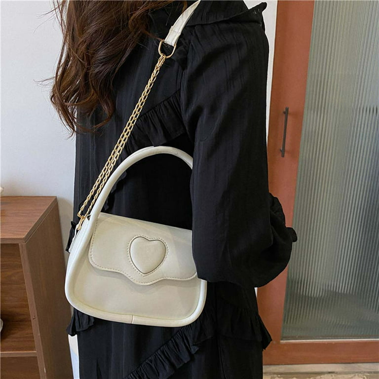 Lacel Urwebin Small Crossbody Bags for Women Stylish Designer Purses White  Messenger Bags Coin Purse including 2 Size Bag