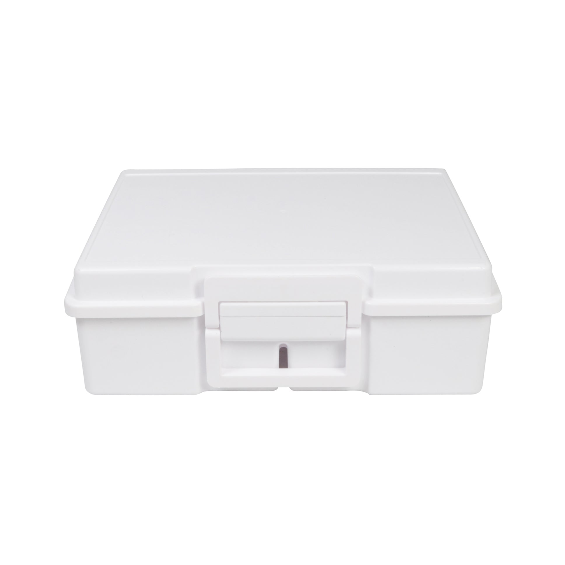 Everything Mary 4" x 6" Photo Storage Box, White - 16 Inner Organizer Cases - Portable Multi-Purpose Storage