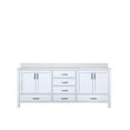 thumbnail image 3 of Jacques 80 in. W x 22 in. D White Double Bath Vanity and White Quartz Top, 3 of 4