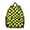 Yellow and Black, variant on Blue and Black Checkered Pattern Backpack for School, Cute School Bag with Adjustable Shoulder Straps and Padded Back, 13.8"x11.4"x6"