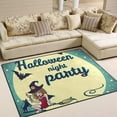 thumbnail image 2 of Coolnut Halloween Night Party Lightweight Carpet Mats, 5'3" x 4' Area Soft Rugs, Floor Mat Rug Home Decoration for Kids Room Living Room, 63"x 48", 2 of 6