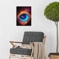thumbnail image 2 of The Eye Of God Vibrant Luminescent Space Nebula All Seeing Unframed Wall Art Print Poster Home Decor, 2 of 3