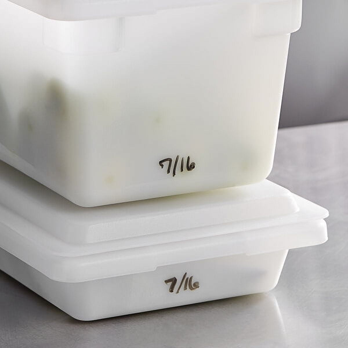 Vigor 26 x 18 x 12 White Polyethylene Food Storage Box