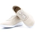thumbnail image 4 of Fast Step Women's Genuine Leather Daily Sneaker Comfortable Lace-up Casual Summer Lightweight Shoes 950ZAS-8023, 4 of 5