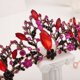 thumbnail image 4 of Nvzi Tiara de boda para novia, diadema de princesa, corona de novia, joyería para el cabello con diamantes de imitación de cristal,graduación, boda, fiesta de disfraces (blanco), 4 of 4