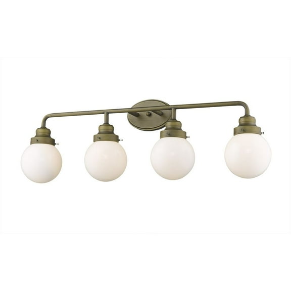 Acclaim Lighting - Portsmith 4-Light Vanity in Retro Style - 36 Inches Wide by