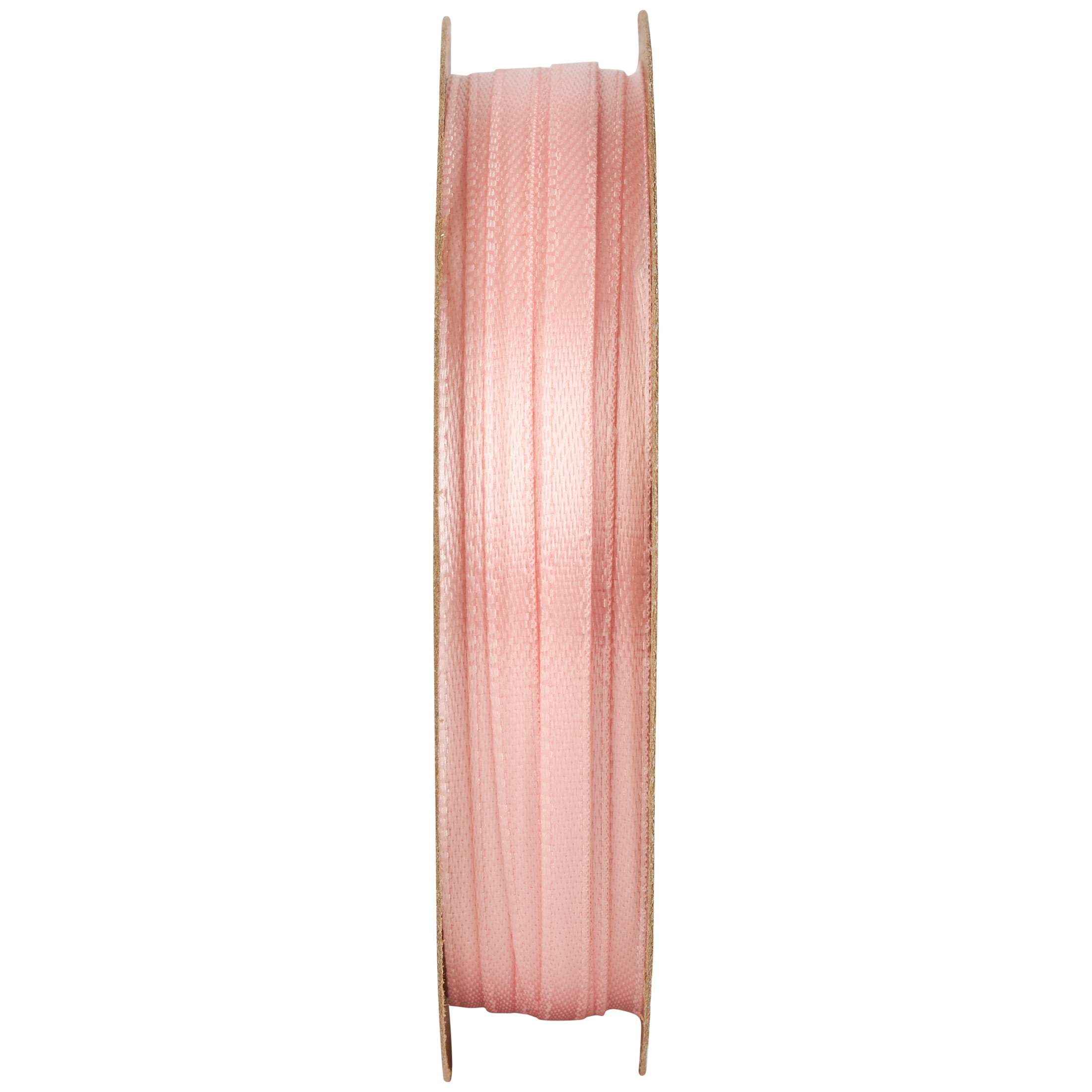 Hello Hobby Carnation Double Face Satin Ribbon, 1/8" x 8 yd