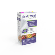 Seal-a-Meal 1-Quart Vacuum Seal Bags for Seal-a-Meal and FoodSaver Vacuum Sealers, 20 Pack, Plastic