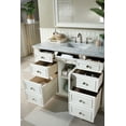 thumbnail image 4 of James Martin Furniture 157-V48-CWH-3CSP 48 in. Bristol Cottage White Single Bathroom Vanity with 3 cm Charcoal Soapstone Quartz Top & Sink, 4 of 6