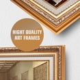 thumbnail image 2 of The Last Supper by Leonardo Da Vinci The World Classic Art Reproductions,Giclee Prints Framed WallArt for Home Decor,Image With Liner Size:30x16 inches,Gold Art Framed Size:32.75x18.5 inchs, 2 of 7
