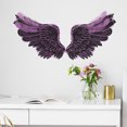 thumbnail image 4 of Halloween Features Purple Black Wings Wall Sticker Wall Decor Sticker Beautify Decorative Sticker (Size:22.4*57cm), 4 of 6