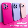 thumbnail image 3 of Liquid Silicone Phone Case For iPhone 15 14 13 12 11 Pro Max Plus Fashion Soft Bumper Cover funda, 3 of 7
