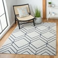 thumbnail image 2 of SAFAVIEH Adirondack Caitriona Geometric Squares Area Rug, Light Grey/Navy, 6' x 9', 2 of 14
