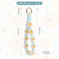 thumbnail image 3 of LAICAIW Boho Macrame Keychain Wristlet Keychain Weave Exquisite Keyring Holder Bracelet Handmade Wrist Lanyard for Women, 3 of 6