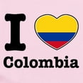 thumbnail image 2 of CafePress - I Love Colombia Infant Bodysuit - Baby Light Bodysuit, Size Newborn - 24 Months, 2 of 4