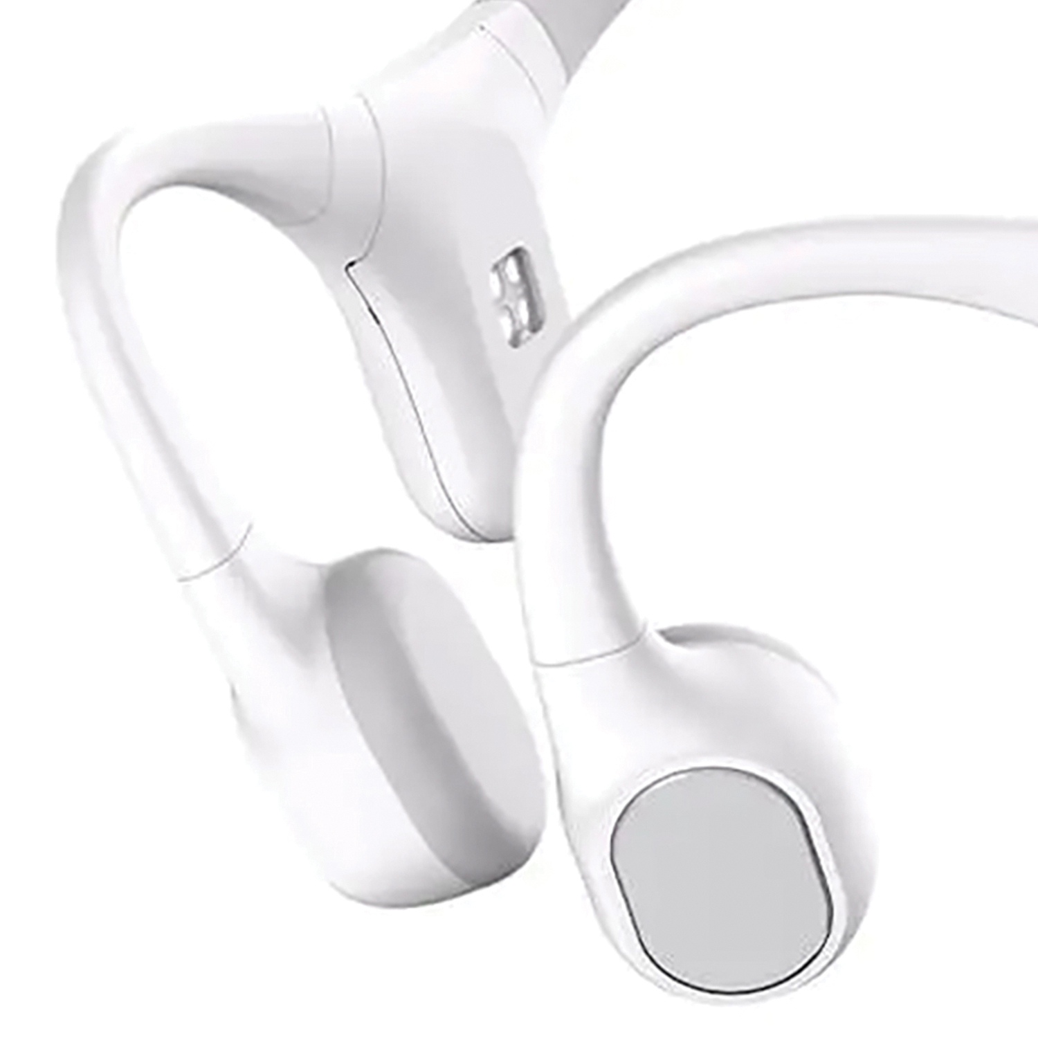 Mojawa Run Plus 4th Generation Sports Bluetooth Bone Conduction Headphones w/ Carrying Bag and Earplugs , Gray