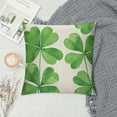 thumbnail image 2 of Nawypu  St Patricks Day Pillow Cover Shamrock Clovers Decor Farmhouse Holiday Spring Pillow Case Decorations for Home Sofa Couch, 2 of 5