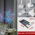 thumbnail image 1 of 60CM Height LED Birch Tree Light with 72 LEDs, 16 Colors Remote Control, USB/Battery Dual Power, Detachable Base – Perfect for Christmas, Birthday Parties, Home Decor, Girls' Room Ambient Lighting &, 1 of 6