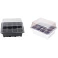 thumbnail image 2 of 3 Pcs/Set 12 Cells Seedling Trays Seed Starter Box Plant Flower Grow Starting Germination Pot, 2 of 3