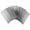 Brushed Stainless-100, variant on Distressed Wood 100 Count Peel and Stick Subway Tile Wallpaper