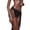 Black, variant on LMLYSoH Women's Swimwear Triangle Wrap, Fishnet Solid Color Shells Swimsuit Skirt Bikini Cover-Up Shawl, Summer Beach Cover Up
