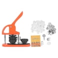 thumbnail image 2 of DIY Button Maker Machine with 3 Size Molds, Easy Button Badge Press Kit for Kids, Adults, Includes Cute Panda Patterns Book, Great for Festivals, Homemade Buttons, 2 of 7