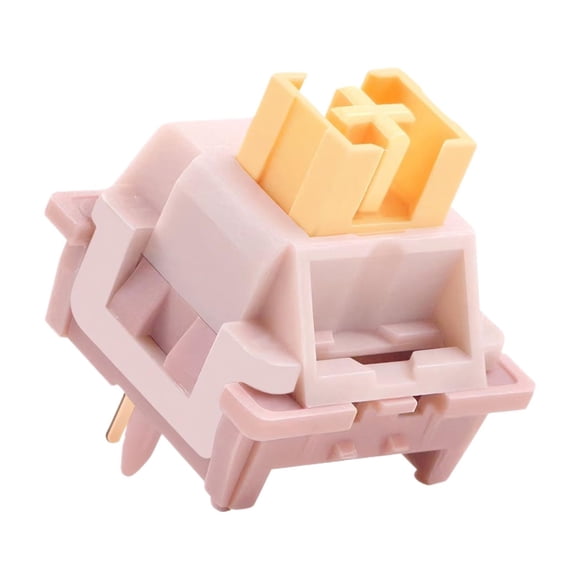 Maytalsory ABS Outemu Silent Peach Switches Linear Tactile Click Mute Mechanical Keyboard With Dust Wall Pink