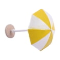 thumbnail image 3 of shamjina 4xDIY Handcrafted Dollhouse Beach Miniature Umbrella Sunshade Models Yellow+M 4 Pcs, 3 of 7