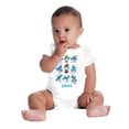 thumbnail image 6 of Smurfs Squad Papa Smurfette Cartoon Romper Boys or Girls Infant Baby Brisco Brands 12M, 6 of 7