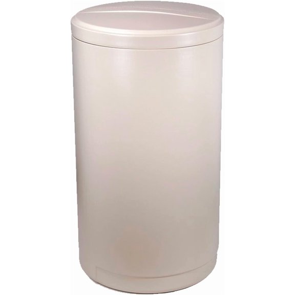18-inch x 40-inch Almond Round Salt Brine Tank for Water Softeners with 2310 Safety Float, Air Check (Fleck)