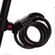 thumbnail image 3 of 1PC High Security 5 Digit Combination Steel Wire Bike Motorbike Code Lock Anti-Theft Cable Lock Spiral Lock (Black, Digit Area Random Color), 3 of 3