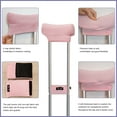 thumbnail image 4 of CAVENDY Velvet Underarm Crutch Pads & Hand Grip Covers, 4-Piece Set, Non-Slip, Washable, Universal Fit, 4 of 7
