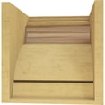thumbnail image 4 of 12"W x 12"D x 12"H Wide Mayflower Rough Cedar Woodgrain TimberThane Corbel, Primed Tan, 4 of 6
