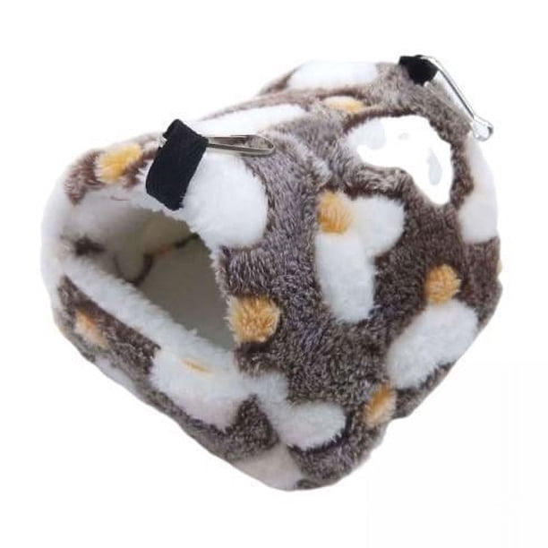 de hámster, de hámster para ratas Cama para ardillas Invierno cálido,Pequeña mascota Chinchilla Jaula para conejos enanos,Animales Mascotas Estera Cueva Acogedor saco de