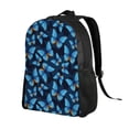 thumbnail image 2 of Easygdp Blue Butterfly Mochila Versátil y Elegante: Comodidad, Almacenaje y Durabilidad para la Universidad, Trabajo, Viajes y Uso Diario, 2 of 8